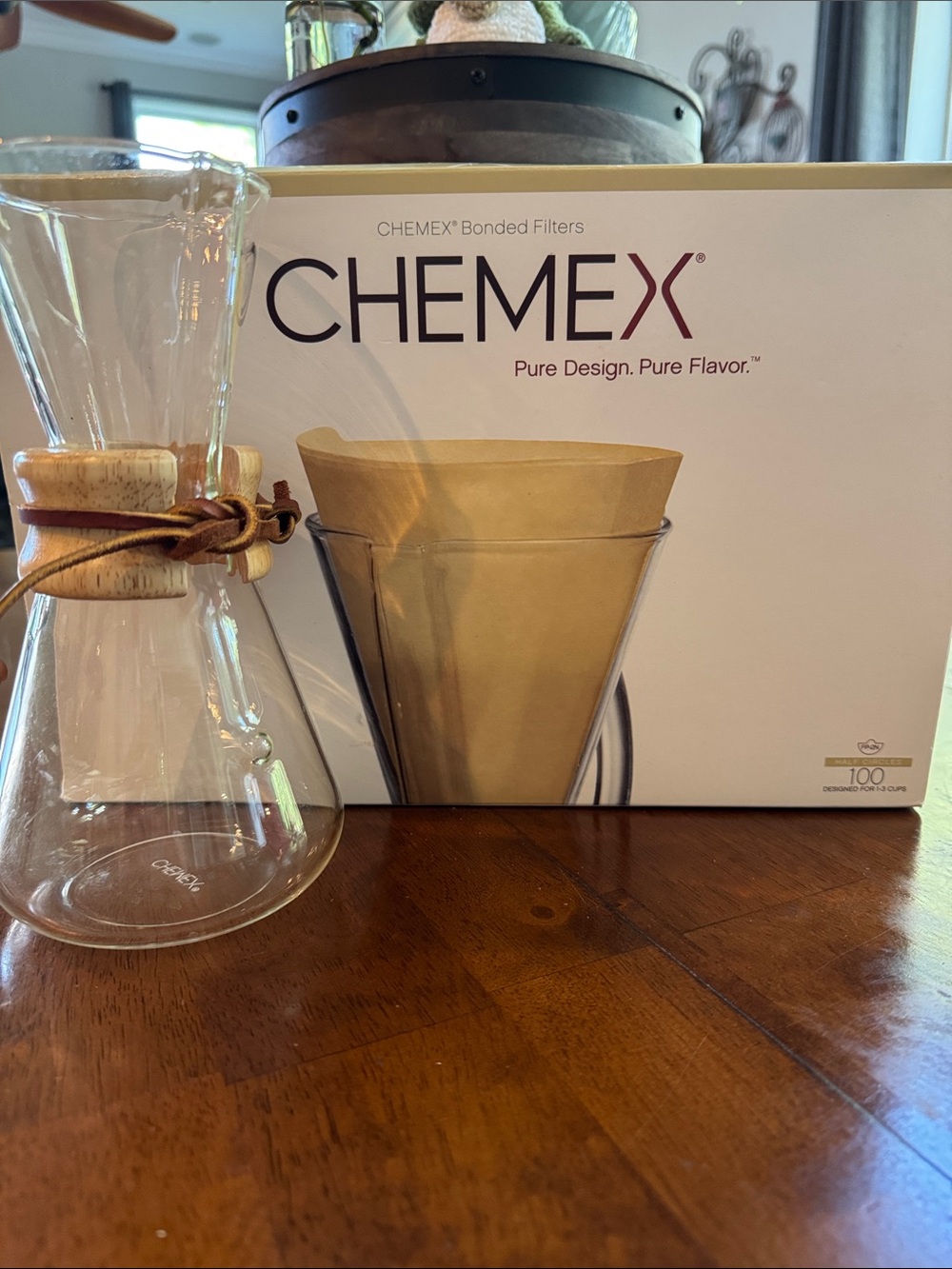 William Sonoma Chemex 6 Cup Pour Over Coffee